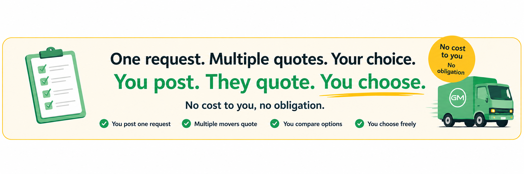 You relax. We handle the rest. We find. We compare. You choose. Premium service, zero cost, maximum peace of mind.